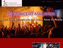 Tablet Screenshot of jsconcert.com